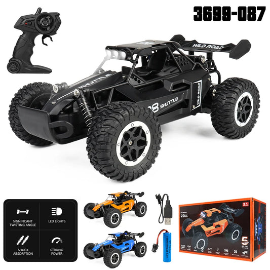 2025  Alloy RC Car 2WD High-Speed 20KM/H Off-Road